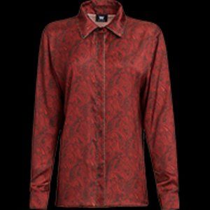 🍁🍂WORTH Rust Paisley Blouse🍁🍂